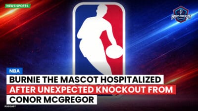 NBA Podcast: NBA : Burnie the mascot hospitalized after unexpected knockout from Conor McGregor
