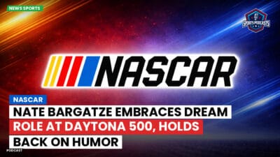NASCAR Podcast: NASCAR : Nate Bargatze Embraces Dream Role at Daytona 500, Holds Back on Humor