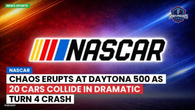 NASCAR Podcast: NASCAR : Chaos Erupts at Daytona 500 as 20 Cars Collide in Dramatic Turn 4 Crash