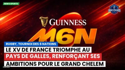 Six Nations Podcast: Rugby, Tournoi des 6 nations : Le XV de France triomphe au Pays de Galles, renforçant ses ambitions pour le Grand Chelem