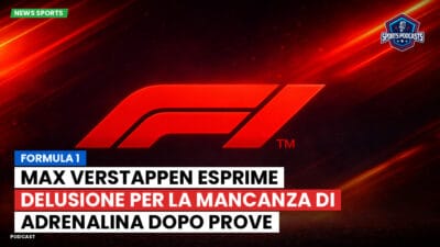 Formula 1 Podcast: Formula 1: Max Verstappen esprime delusione per la mancanza di adrenalina dopo prove insoddisfacenti.