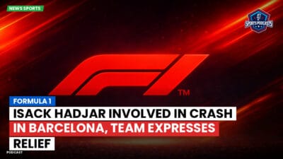 Formula 1 Podcast: Formula 1: Isack Hadjar involved in crash in Barcelona, team expresses relief