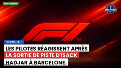 Formule 1 Podcast: Formule-1 : Les pilotes réagissent après la sortie de piste d'Isack Hadjar à Barcelone.