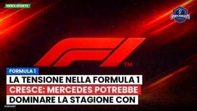 Formula 1 Podcast: Formula 1: La tensione nella Formula 1 cresce: Mercedes potrebbe dominare la stagione con un'innovazione discutibile.
