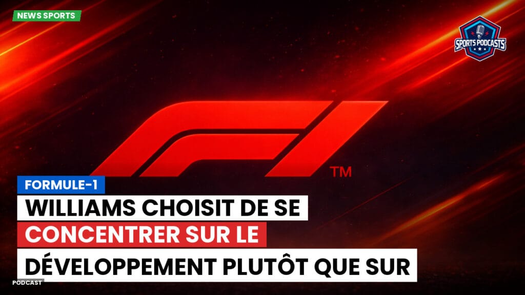 Formule 1 Podcast: Formule-1 : Williams choisit de se concentrer sur le développement plutôt que sur les essais à Barcelone.