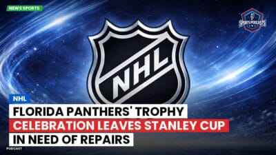 NHL Podcast: NHL : Florida Panthers' Trophy Celebration Leaves Stanley Cup in Need of Repairs