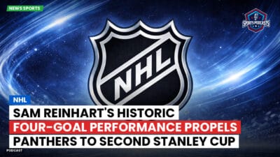 NHL Podcast: NHL : Sam Reinhart's Historic Four-Goal Performance Propels Panthers to Second Stanley Cup Title