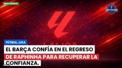 LaLiga Podcast: Fútbol, Liga: El Barça confía en el regreso de Raphinha para recuperar la confianza.