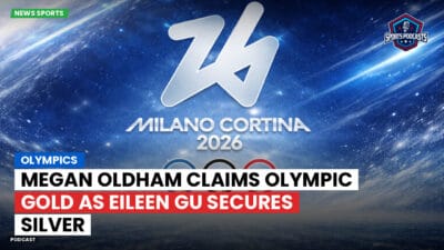 Olympics 2026 Podcast: Olympics : Megan Oldham claims Olympic gold as Eileen Gu secures silver