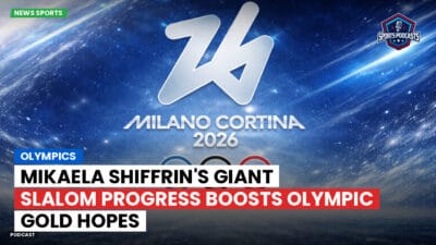 Olympics 2026 Podcast: Olympics : Mikaela Shiffrin's Giant Slalom Progress Boosts Olympic Gold Hopes