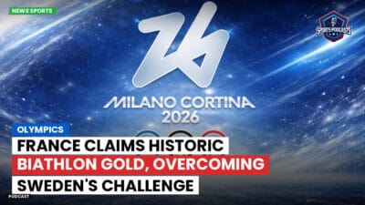 Olympics 2026 Podcast: Olympics : France Claims Historic Biathlon Gold, Overcoming Sweden's Challenge
