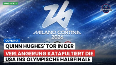 Olympia 2026 Podcast: Olympia : Quinn Hughes' Tor in der Verlängerung katapultiert die USA ins olympische Halbfinale