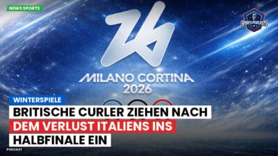 Olympia 2026 Podcast: Winterspiele : Britische Curler ziehen nach dem Verlust Italiens ins Halbfinale ein