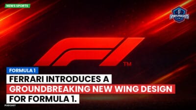 Formula 1 Podcast: Formula 1: Ferrari introduces a groundbreaking new wing design for Formula 1.