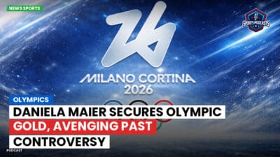 Olympics 2026 Podcast: Olympics : Daniela Maier secures Olympic gold, avenging past controversy