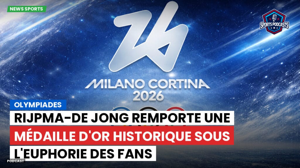 Jo 2026 Podcast: Olympiades : Rijpma-de Jong remporte une médaille d'or historique sous l'euphorie des fans néerlandais