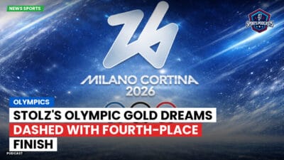 Olympics 2026 Podcast: Olympics : Stolz's Olympic gold dreams dashed with fourth-place finish