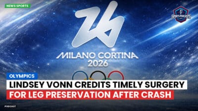 Olympics 2026 Podcast: Olympics : Lindsey Vonn credits timely surgery for leg preservation after crash