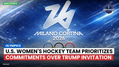 Olympics 2026 Podcast: Olympics : U.S. Women's Hockey Team Prioritizes Commitments Over Trump Invitation