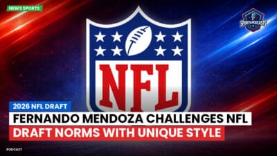 NFL Podcast: 2026 NFL Draft : Fernando Mendoza Challenges NFL Draft Norms with Unique Style