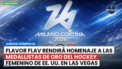 JJOO 2026 Podcast: Juegos Olímpicos: Flavor Flav rendirá homenaje a las medallistas de oro del hockey femenino de EE. UU. en Las Vegas