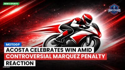 MotoGP Podcast: MotoGP : Acosta Celebrates Win Amid Controversial Marquez Penalty Reaction