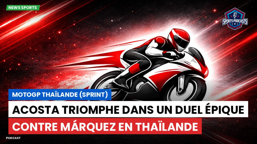 Motogp Podcast: MotoGP Thaïlande (Sprint) : Acosta triomphe dans un duel épique contre Márquez en Thaïlande