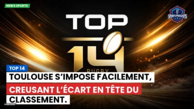 Top 14 Podcast: Top 14 : Toulouse s’impose facilement, creusant l’écart en tête du classement.