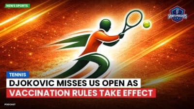 Tennis Podcast: Tennis : Djokovic Misses US Open as Vaccination Rules Take Effect