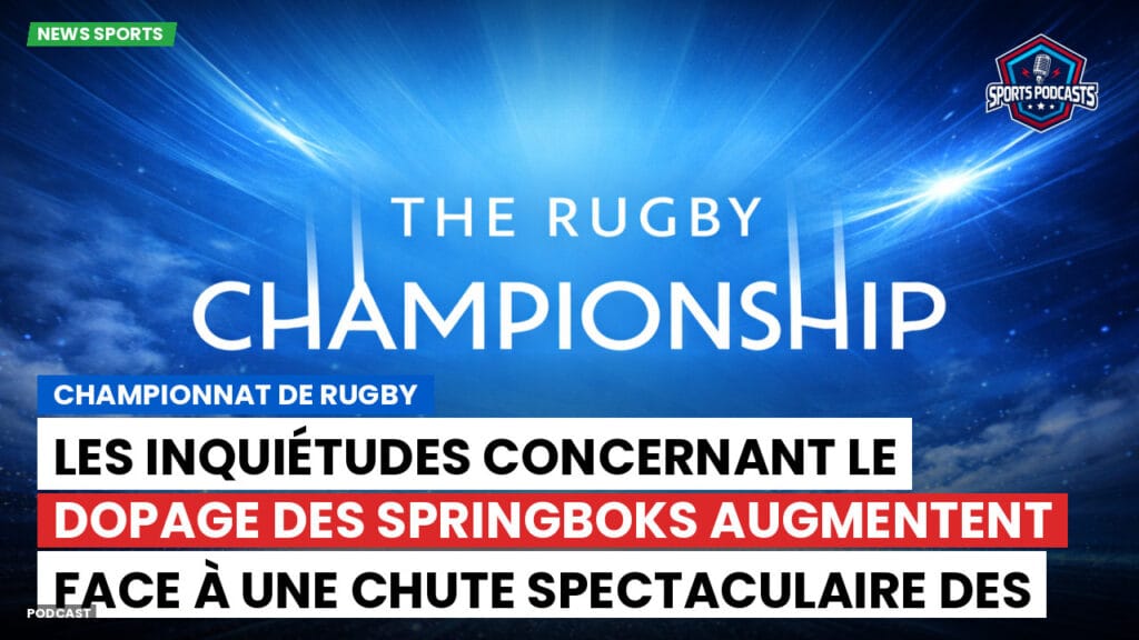 Rugby Championship Podcast: Championnat de Rugby : Les inquiétudes concernant le dopage des Springboks augmentent face à une chute spectaculaire des tests