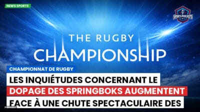 Rugby Championship Podcast: Championnat de Rugby : Les inquiétudes concernant le dopage des Springboks augmentent face à une chute spectaculaire des tests