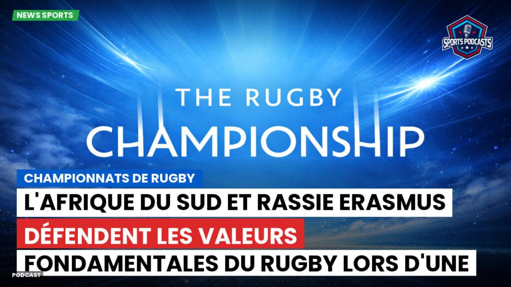 Rugby Championship Podcast: Championnats de rugby : L'Afrique du Sud et Rassie Erasmus défendent les valeurs fondamentales du rugby lors d'une conférence