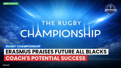 Rugby Championship Podcast: Rugby Championship : Erasmus Praises Future All Blacks Coach's Potential Success