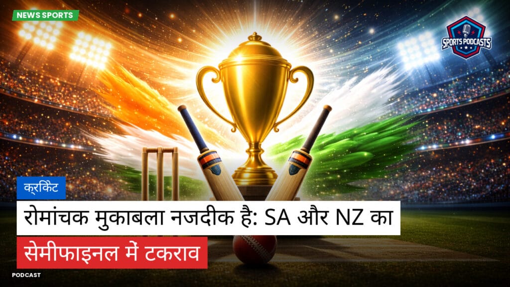 Cricket Hi Podcast: क्रिकेट : रोमांचक मुकाबला नजदीक है: SA और NZ का सेमीफाइनल में टकराव