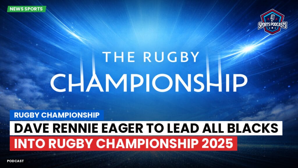 Rugby Championship Podcast: Rugby Championship : Dave Rennie eager to lead All Blacks into Rugby Championship 2025