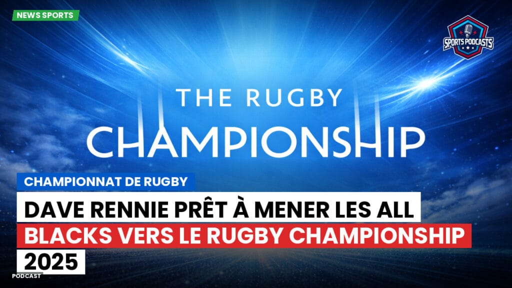 Rugby Championship Podcast: Championnat de rugby : Dave Rennie prêt à mener les All Blacks vers le Rugby Championship 2025