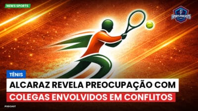 Tênis Podcast: Tênis: Alcaraz revela preocupação com colegas envolvidos em conflitos