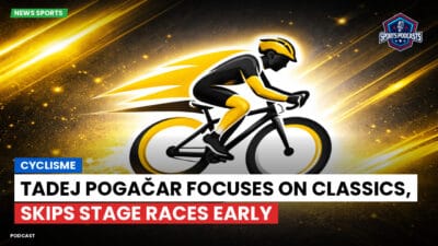 Cycling Podcast: Cyclisme : Tadej Pogačar Focuses on Classics, Skips Stage Races Early