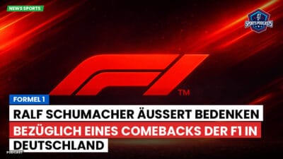 Formel 1 Podcast: Formel 1: Ralf Schumacher äußert Bedenken bezüglich eines Comebacks der F1 in Deutschland