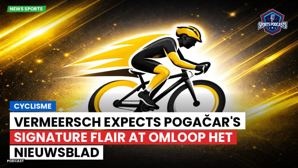 Cycling Podcast: Cyclisme : Vermeersch expects Pogačar's signature flair at Omloop Het Nieuwsblad