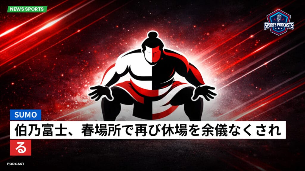 Sumo Podcast: 伯乃富士、春場所で再び休場を余儀なくされる