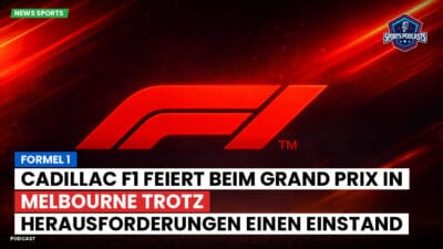 Formel 1 Podcast: Formel 1 : Cadillac F1 feiert beim Grand Prix in Melbourne trotz Herausforderungen einen Einstand