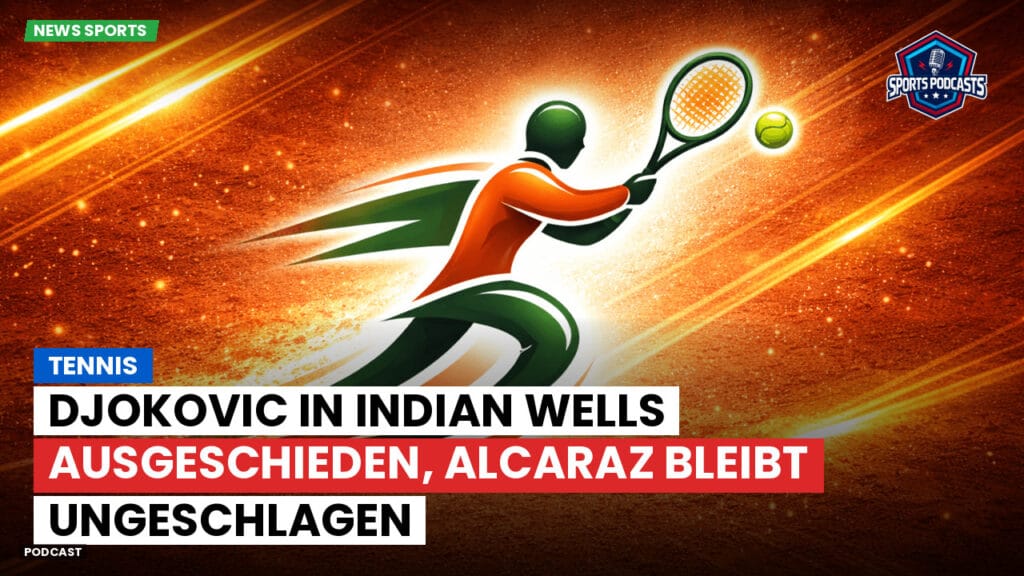 Tennis Podcast: Tennis : Djokovic in Indian Wells ausgeschieden, Alcaraz bleibt ungeschlagen