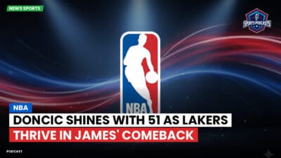 NBA Podcast: NBA : Doncic Shines with 51 as Lakers Thrive in James' Comeback