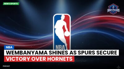 NBA Podcast: NBA : Wembanyama shines as Spurs secure victory over Hornets