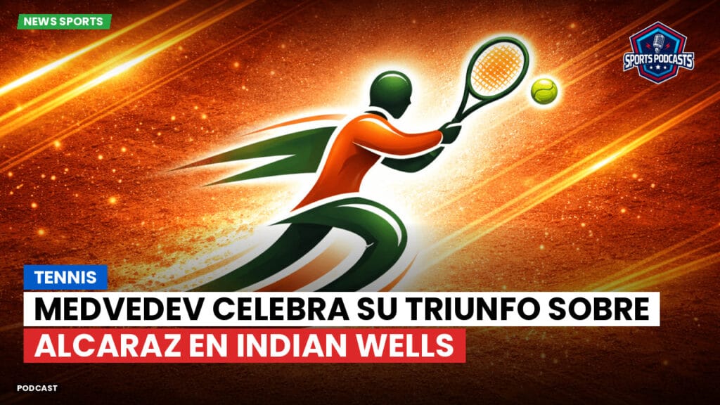 Tennis Podcast: Tennis : Medvedev celebra su triunfo sobre Alcaraz en Indian Wells