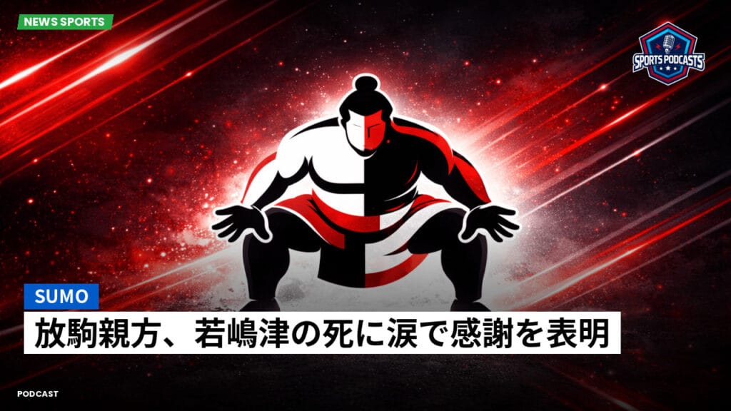 Sumo Podcast: 放駒親方、若嶋津の死に涙で感謝を表明