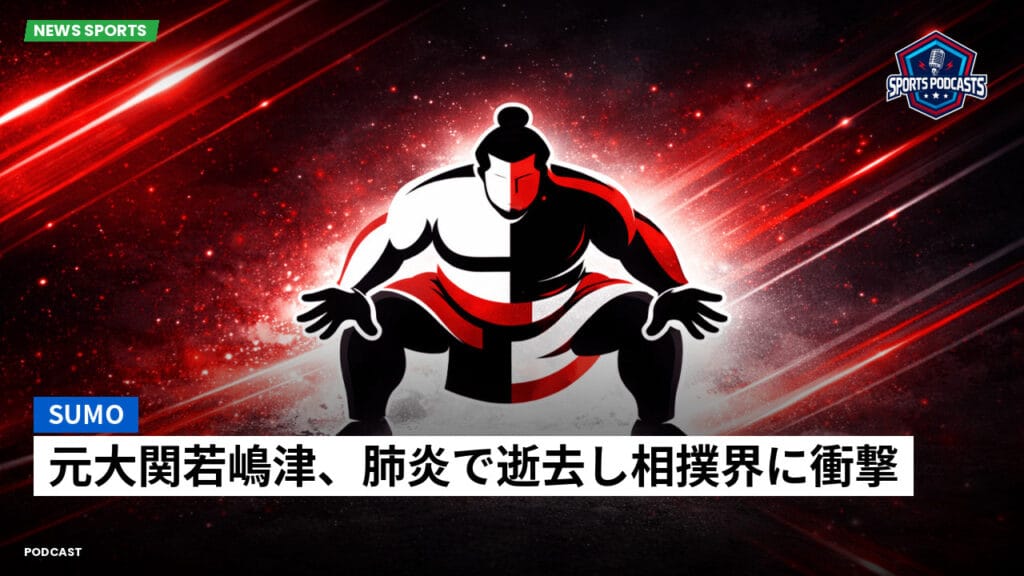 Sumo Podcast: 元大関若嶋津、肺炎で逝去し相撲界に衝撃