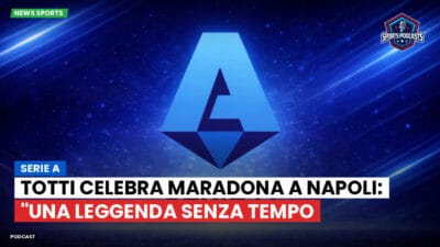 Serie A Podcast: Serie A : Totti celebra Maradona a Napoli: "Una leggenda senza tempo