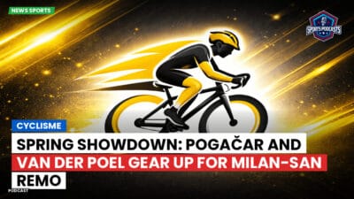 Cycling Podcast: Cyclisme : Spring Showdown: Pogačar and van der Poel Gear Up for Milan-San Remo